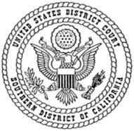 United States District Court - Southern District of California